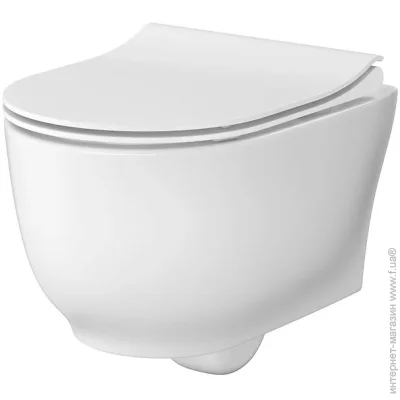   Cersanit Luna Clean On S701-871   Slim Soft Close ( C190)