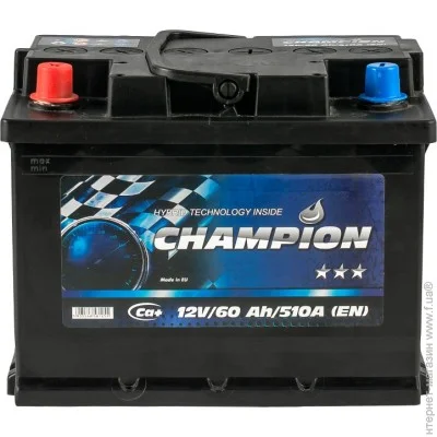   Champion Black 60 Ah/12V Champion (1) (CHB60-1)