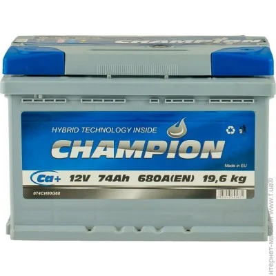   Champion 74 Ah/12V Champion Euro (0) (CHG74-0)