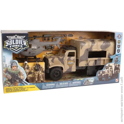 Фигурка с аксессуарами Chap Mei Игровой набор Солдаты TROOPER TRUCK, 545108 Фигурка с аксессуарами Chap Mei Игровой набор Солдаты TROOPER TRUCK, 545108