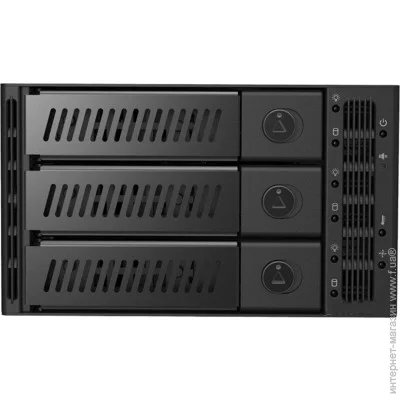  Chieftec CMR-2131SAS 2x5.25"-> 3x3.5" HDDs Hot-Swap Metal (CMR-2131SAS)