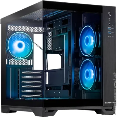  Chieftec VISIO GM-30B-TG-OP ATX,  , Black