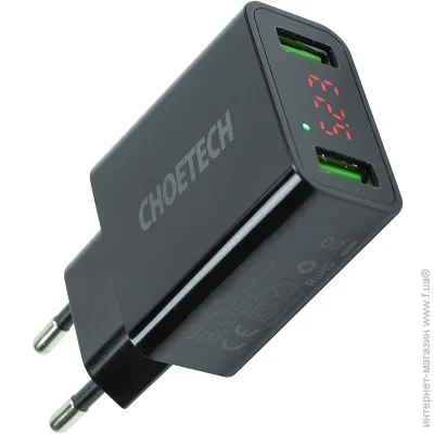   CHOETECH 2xUSB 11W