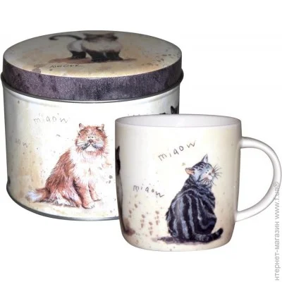 Кружка Churchill Alex Clark. Cats 284мл (ALCK00291) - фарфор Кружка Churchill Alex Clark. Cats 284мл (ALCK00291) - фарфор