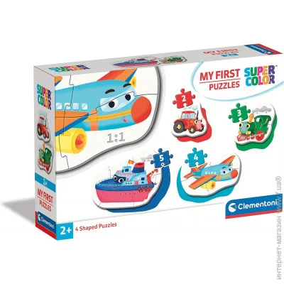   Clementoni  4  1 Clementoni "Means of Transport",  "My First Puzzles" (20811)