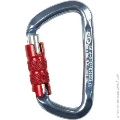 Climbing Technology  D-Shape TG titan/red (1053-2C47700 YRC)