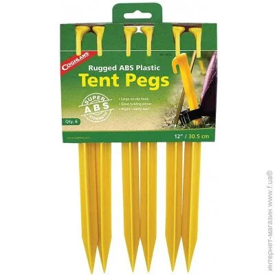  Coghlan's    ABS Tent Pegs 12 6 Pack (1053-CHL.9312)