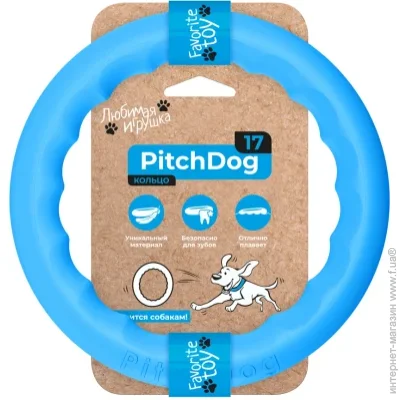 Игрушка для собак Collar PitchDog Кольцо для апортировки 17 см голубое (62362) Игрушка для собак Collar PitchDog Кольцо для апортировки 17 см голубое (62362)