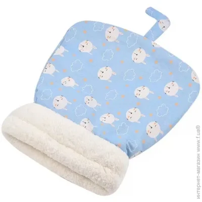 Collar   Fluffy blue (id_1679)