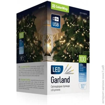   ColorWay LED 100 10 (8 )   USB (CW-G-100L10U)