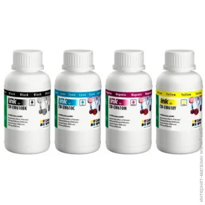   Colorway Epson XP103/600 BK//M/Y, 4x200 (CW-EW610SET02) Black, Cyan, Magenta, Yellow 800 