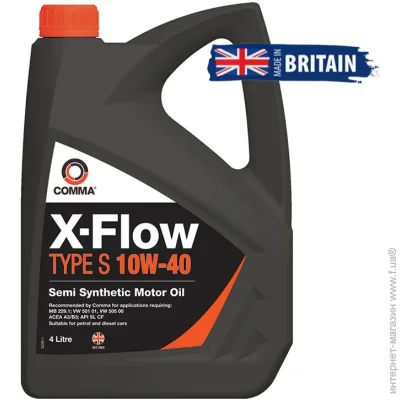   Comma X-FLOW TYPE S 10W40 4 (XFS4L)