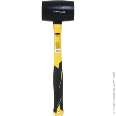 Compass Киянка 1120 г черная резина фибергласовая ручка CP-RH1120-BL Compass Киянка 1120 г черная резина фибергласовая ручка CP-RH1120-BL