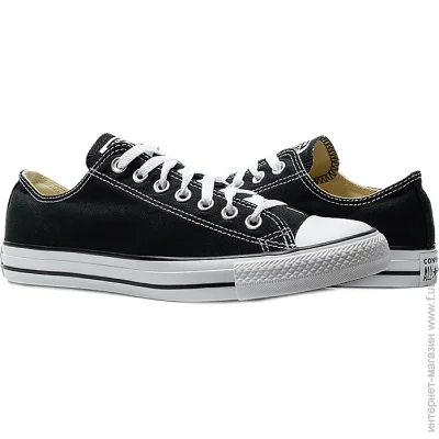  Converse ALL STAR OX BLACK (M9166C-36)