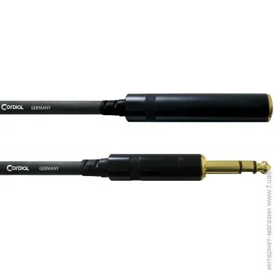    Jack 6.3 female  Jack 6.3 male 5 Cordial CFM 5 VK