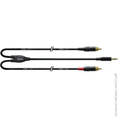   Mini Jack- 2xRCA 1.5 Cordial CFY 1,5 WCC-LONG