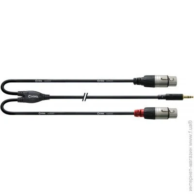   Mini Jack 2xXLR 3 Cordial CFY 3 WFF