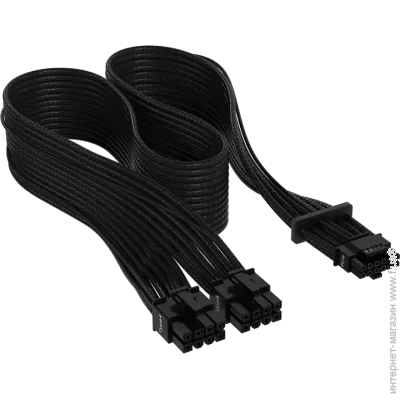   - Corsair Premium Individually Sleeved 12+ 4pin PCIe Gen 5 12VHPWR 600W cable, Type 4, BLACK (CP-8920331)