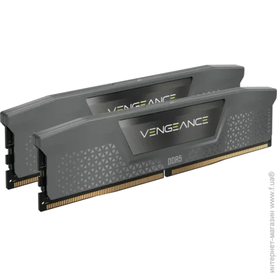  ' Corsair VENGEANCE DDR5 32GB (2x16GB) DDR5 6000 CL36-44-44-96 1.4V AMD EXPO Memory - Grey, 0840006679707 (CMK32GX5M2E6000Z36)