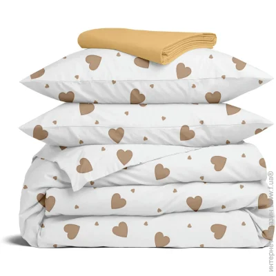    Cosas  180x220   BEIGE HEARTS (4822052400418)