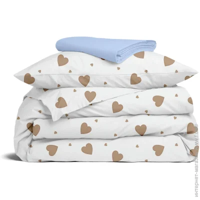    Cosas  160x220   BEIGE HEARTS CS2 (4822052399989)