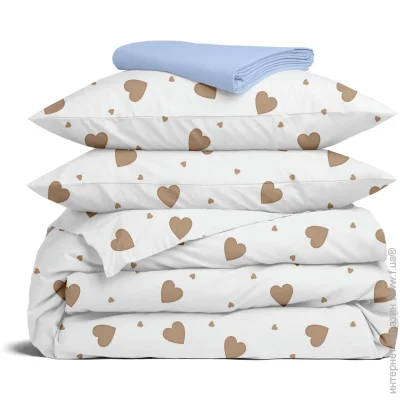    Cosas  180x220   BEIGE HEARTS CS2 (4822052400432)