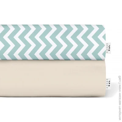 Cosas    BEIGE / MINT ZIGZAG (4822052056998)