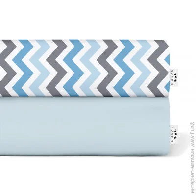 Cosas    LIGHT BLUE / ZIGZAG (4822052057438)