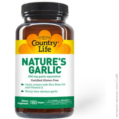     Country Life Natures Garlic, 180 