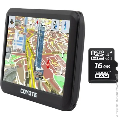 GPS  COYOTE 556 Mate PRO 256mb 8gb 5     +   16GB UHS-1