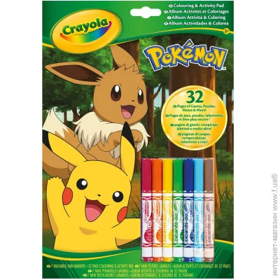 Crayola  "POKEMON", 32   7  (04-2746G)