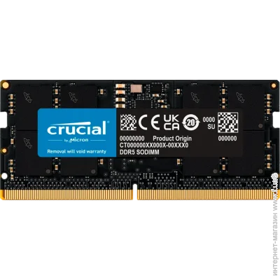   Crucial 16GB DDR5-4800 SODIMM CL40 (16GBit) (CT16G48C40S5)
