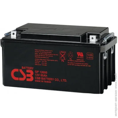    CSB GP12650 12V/65h AGM