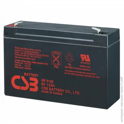    CSB GP6120 6V/12Ah AGM