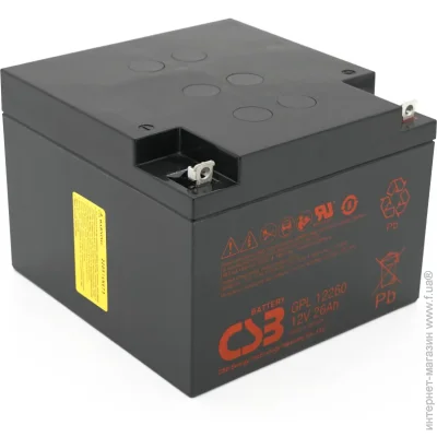    CSB GPL12260 12V/26h GEL