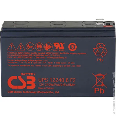    CSB UPS122406F2 12V/5Ah AGM