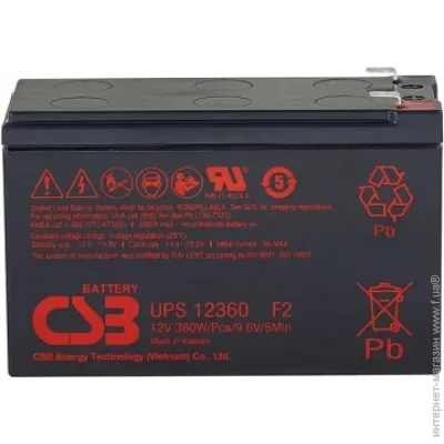    CSB UPS123607F2 12V/7Ah 