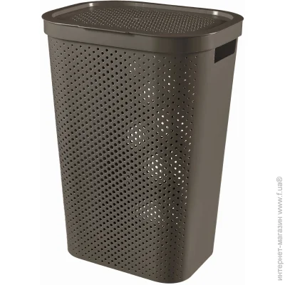 Curver Корзина для белья Infinity 60 л темно-коричневый Curver Корзина для белья Infinity 60 л темно-коричневый