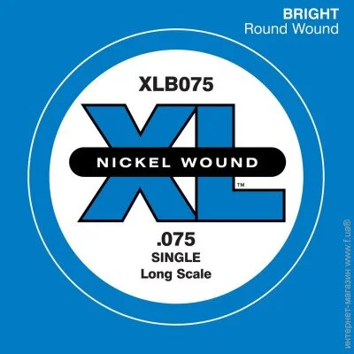 D'Addario  D "Addario XLB075 XL Nickel Round Wound Long Scale .075
