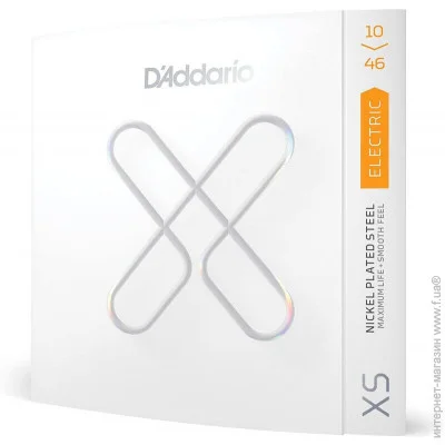   D'Addario    D"Addario XSE1046 Nickel Plated Steel Electric Light Top Guitar Strings 10/46
