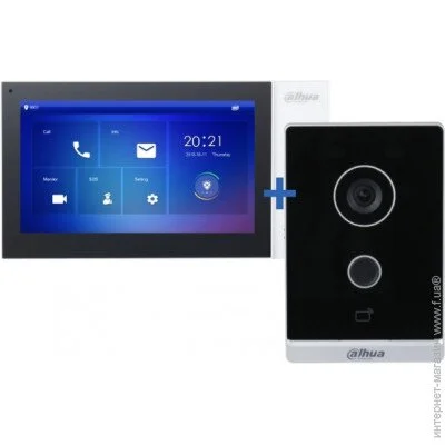      Dahua Technology  Standart DHI-VTO2211G-WP+ DHI-VTH2421FW-P
