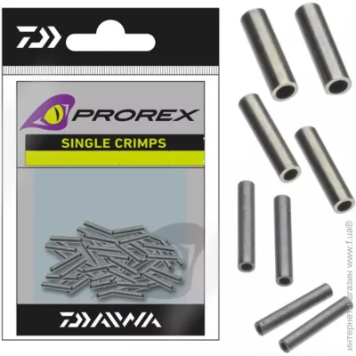   Daiwa   Prorex Single Crimps M 1.04mm 50pcs (15408-201 / 727496)