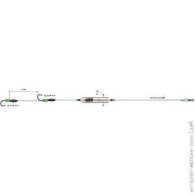   D.A.M. Madcat Adjusta Profi River Rig Worm & Squid S, 1.8, 20 (55989)