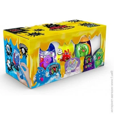   "3  1" Magnetic Slime "," Flutty Slime "," Crazy Slime Fluoric ". (2000903434559)