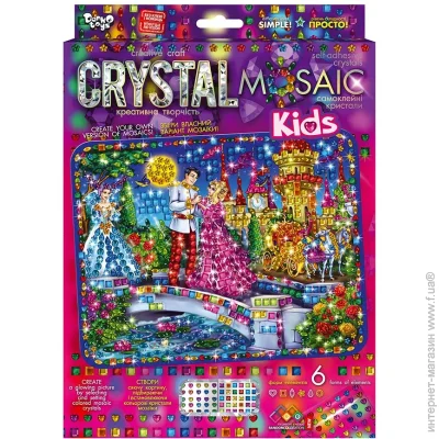 Danko Toys    "Kids Crystal Mosaic" CRMk-01-06, 6  