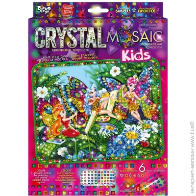 Danko Toys    "Kids Crystal Mosaic" CRMk-01-09, 6  