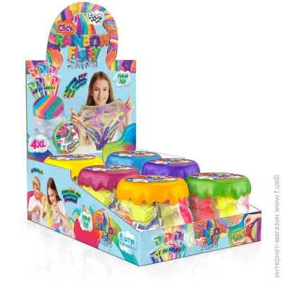 Danko Toys  "Rainbow Fluffy Slime" (RFS-01-01U)