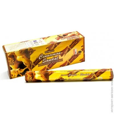 Аромапалички Darshan Аромат Кориця і Сандал, Пахощі для будинку (26557) Аромапалички Darshan Аромат Кориця і Сандал, Пахощі для будинку (26557)