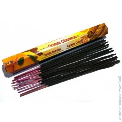 Аромапалички Darshan Аромат Апельсин і Кориця, Пахощі для будинку (27447D) Аромапалички Darshan Аромат Апельсин і Кориця, Пахощі для будинку (27447D)