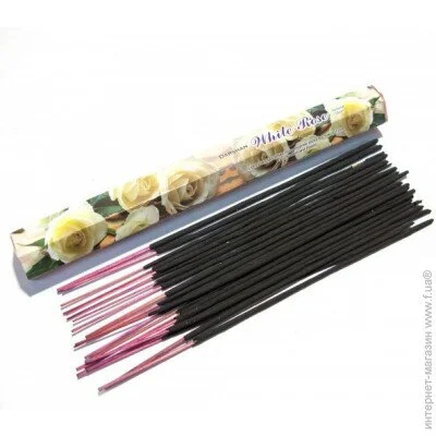 Аромапалочки Darshan Аромат Белая Роза, Благовоние для дома (29085D) Аромапалочки Darshan Аромат Белая Роза, Благовоние для дома (29085D)